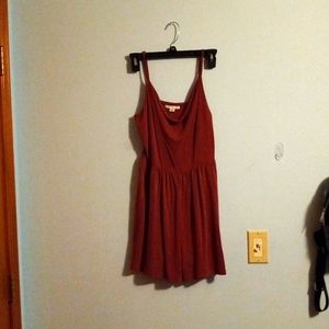 New. American Eagle maroon, shorts romper.